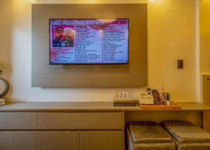 Stylish Luxe 1 Bedroom Near Naia - Free High Speed Wifi Manila