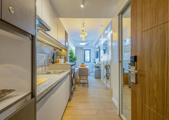 Stylish Luxe 1 Bedroom Near Naia - Free High Speed Wifi Apartamento Manila